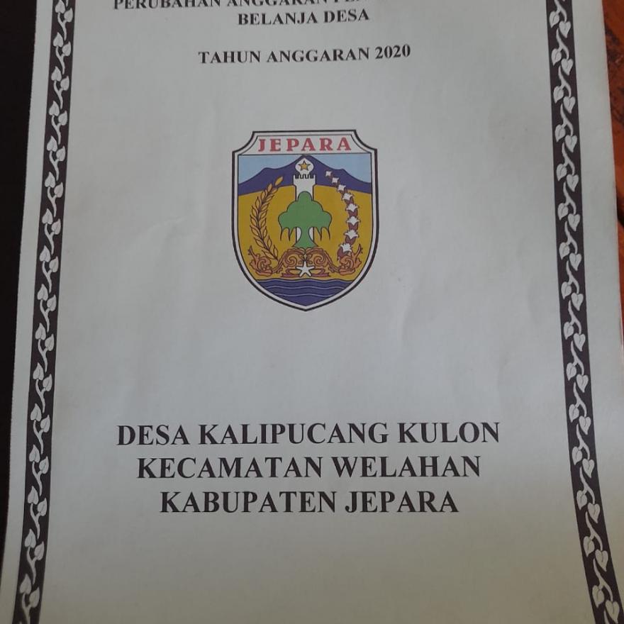 Perubahan Anggaran Pendapatan Dan Belanja Desa
